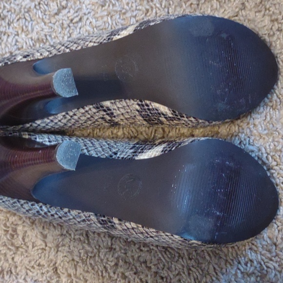 Michael kors snake print peep toe heels - Picture 7 of 11